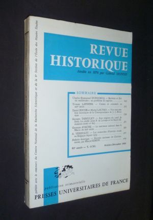 Revue historique (tome 240: 92e année) 
