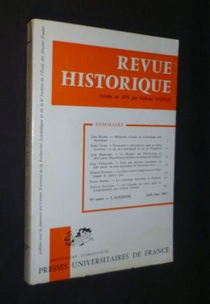 Revue historique (tome 238-1: 91e année)  
