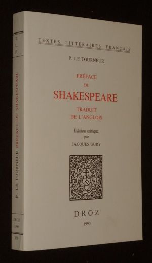 Préface du Shakespeare traduit de l'anglois