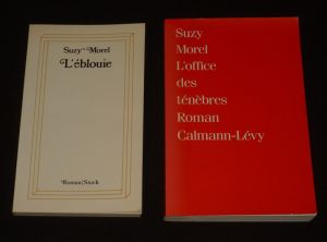 Lot de 2 romans de Suzy Morel : L'Eblouie - L'Office des ténèbres (2 volumes)