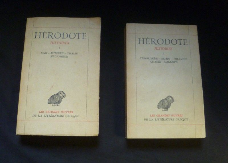 Histoires (tome 1 : Clio-Euterpe-Thalie-Melpomène, tome 2 : Terpsichore-Erato-Ploymnie-Uranie-Calliope) (2 volumes)