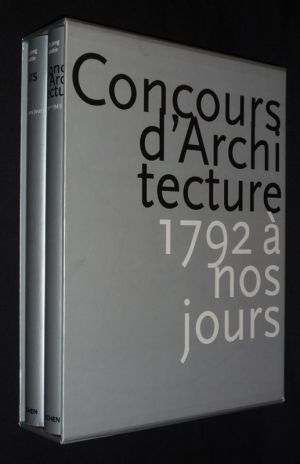 Concours d'architecture, 1792 à nos jours (2 volumes)