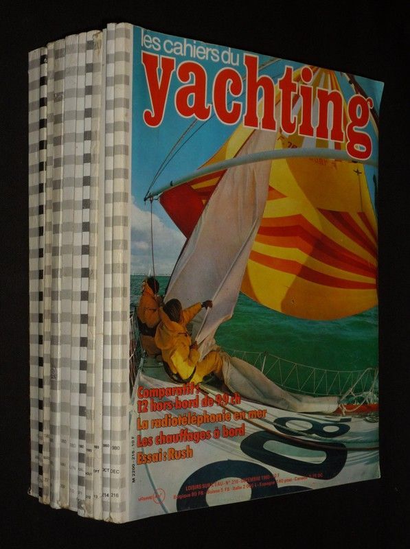 Les Cahiers du yachting (11 numéros, année 1980)