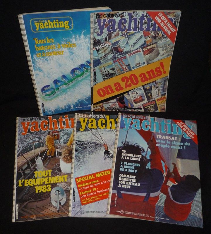 Les Cahiers du yachting (n°241 à 245, janvier à mai 1983)