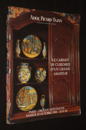Ader Picard Tajan - Le Cabinet de Curiosité d'un grand amateur (Drouot Montaigne, 20 octobre 1990)