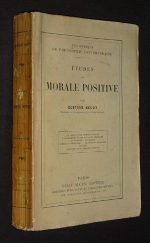 Etudes de morale positive
