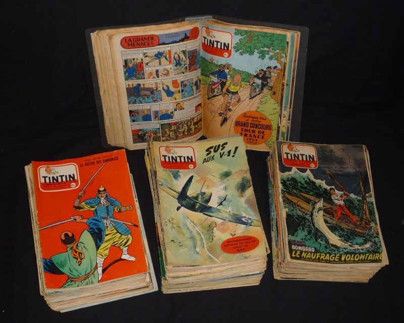 Tintin (complet du n°232 au n°480, 1953-1958)