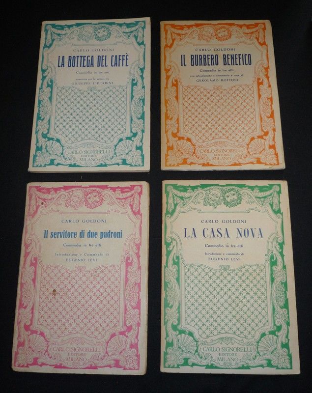 La Bottega del caffè - Il Burbero benefico - Il Servitore di due padroni - La Casa Nova (4 volumes)