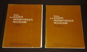 Bulletin de la Société préhistorique française, Tome 80 - 1983 - Fascicules 1 à 12 (2 recueils)