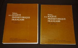 Bulletin de la Société préhistorique française, Tome 81 - 1984 - Fascicules 1 à 12 (2 recueils)