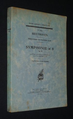 Beethoven - Symphonie n°5, Op.67 - Partition d'orchestre