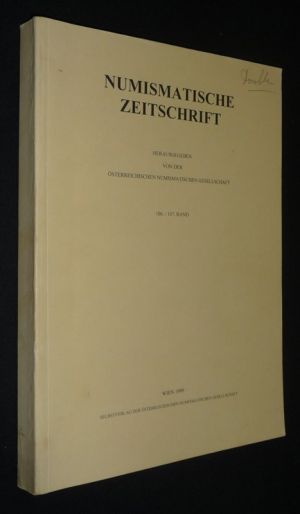 Numismatische Zitschrift (106. / 107. Band)
