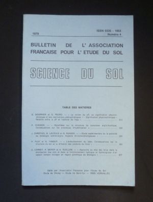 Bulletin de l'association française pour l'étude du sol - Science du sol -1979 numéro 4