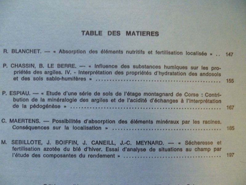 Bulletin de l'association française pour l'étude du sol - Science du sol -1978 numéro 3