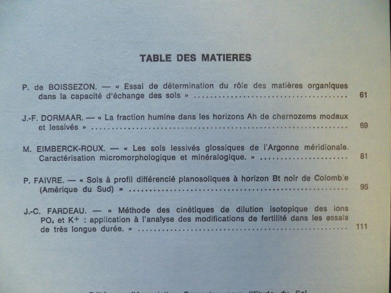 Bulletin de l'association française pour l'étude du sol - Science du sol -1977 numéro 2