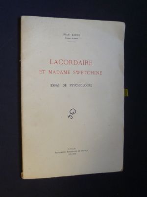 Lacordaire et Madame Swetchine - Essai de psychologie