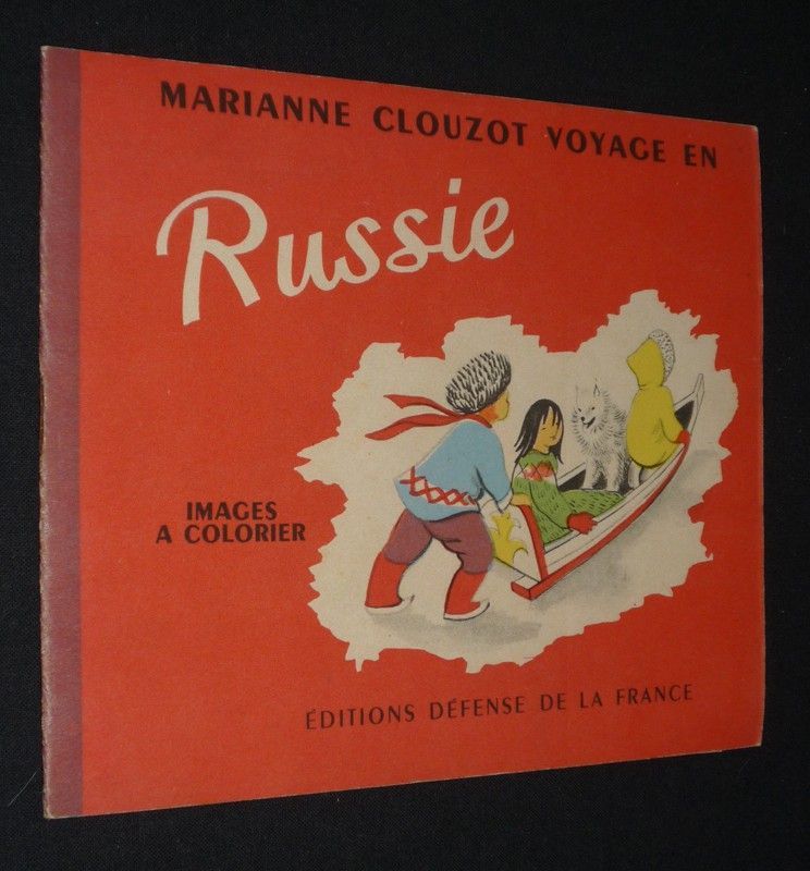 Marianne Clouzot voyage en Russie. Images à colorier