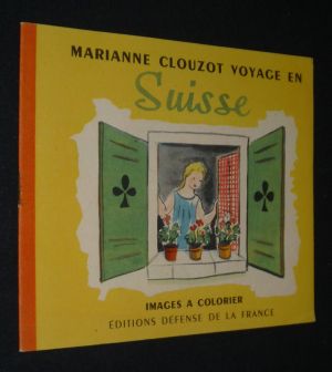 Marianne Clouzot voyage en Suisse. Images à colorier