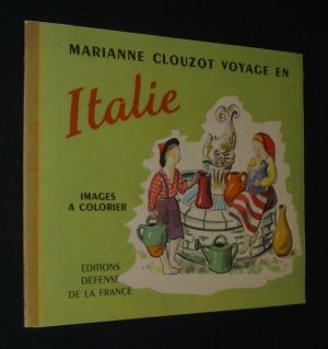 Marianne Clouzot voyage en Italie. Images à colorier