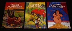 Alzéor Mondraggo. T1 : La Pierre blanche - T2 : Le Prince Rouge - T3 : La Clé de l'amour