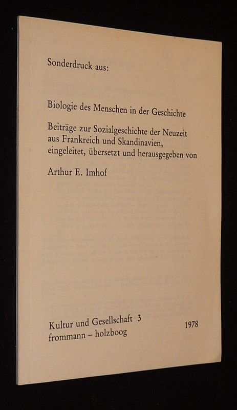 Die verwaltete Biologie : Eine Untersuchung der Medizinischen Akademie über die Epidemien (1774-1794)