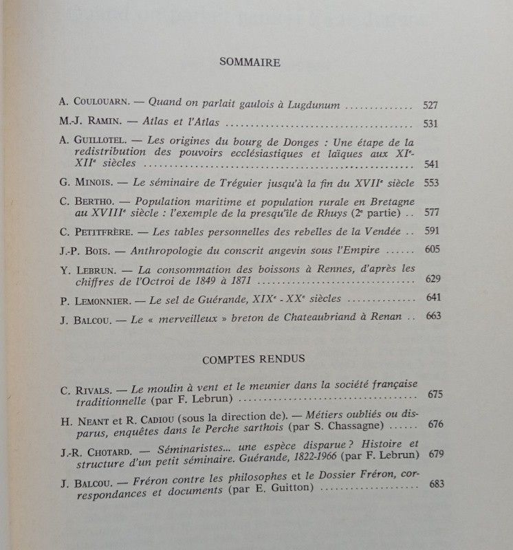Annales de Bretagne et des Pays de l'Ouest (Anjou, Maine, Touraine), tome 84, année 1977, numéro 4