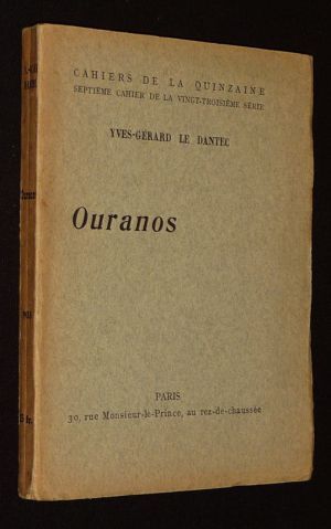 Ouranos (Cahiers de la quinzaine, 23e série, n°7)