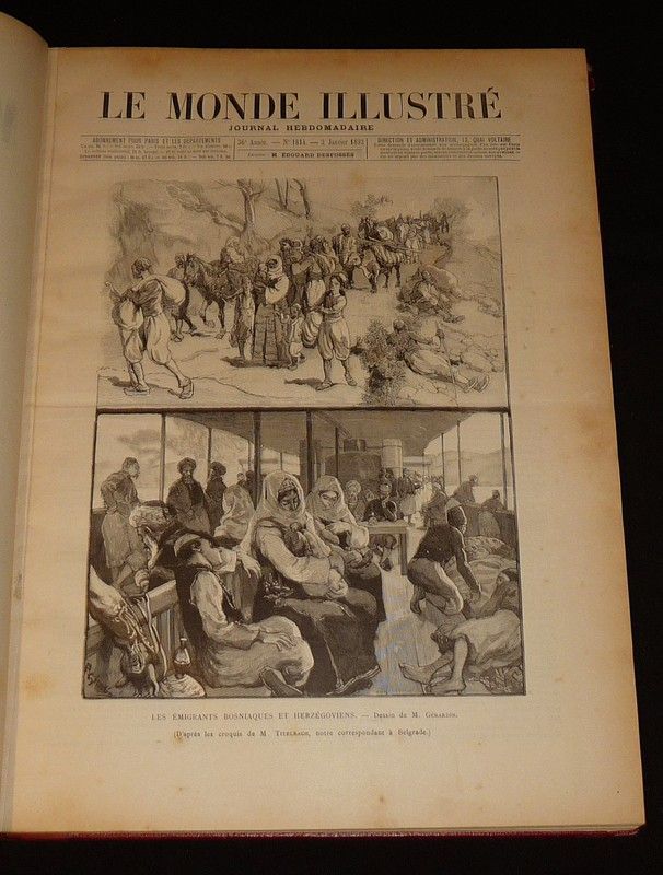 Le Monde illustré, Tome LXXV (1er semestre 1892)