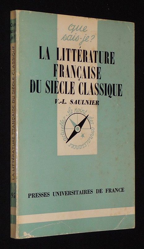 La Littérature française du siècle classique