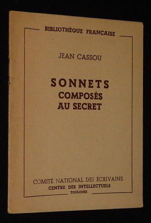 Sonnets composés au secret