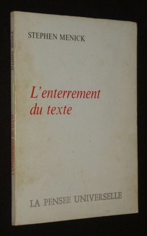 L'Enterrement du texte