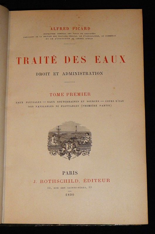 Traité des eaux : Droit et administration (5 volumes)