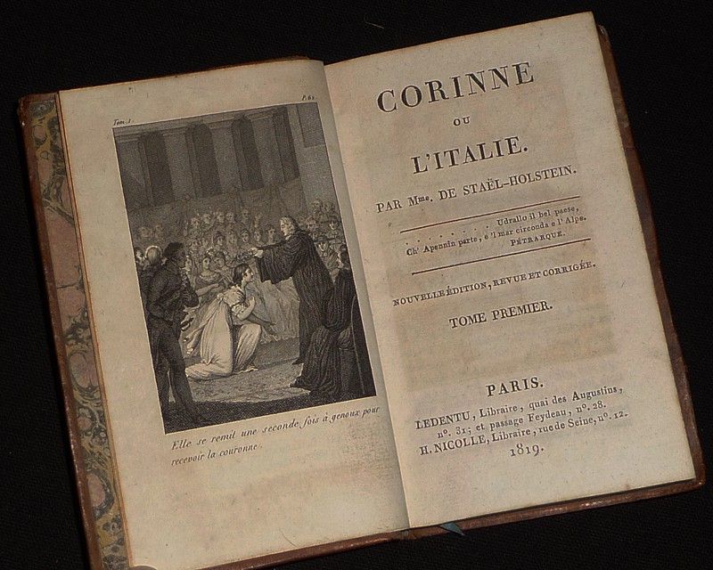 Corinne ou l'Italie (4 volumes)
