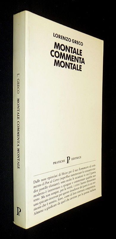 Montale comenta montale