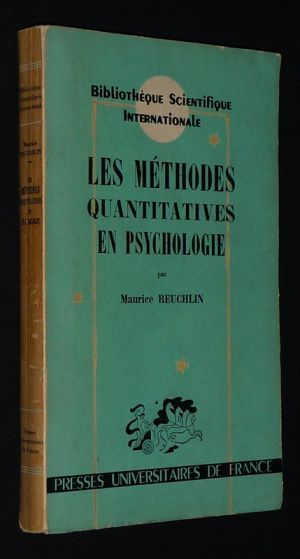 Les Méthodes quantitatives en psychologie