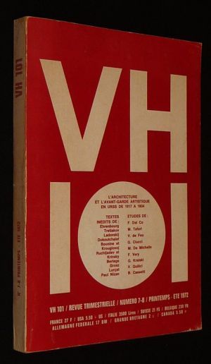 VH 101 (n°7-8, printemps-été 1972) : L'architecture et l'avant-garde artistique en URSS de 1917 à 1934