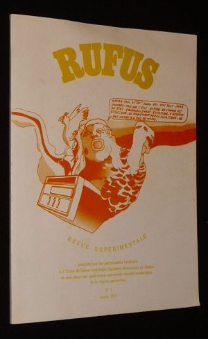 Rufus, revue expérimentale (n°1, mars 1971)