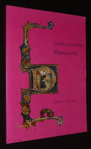 Rossini & Alde - Livres anciens et manuscrits, livres provenant de la bibliothèque Pavée de Vendeuvre (Vente du 14 juin 2007, Salle Rossini)