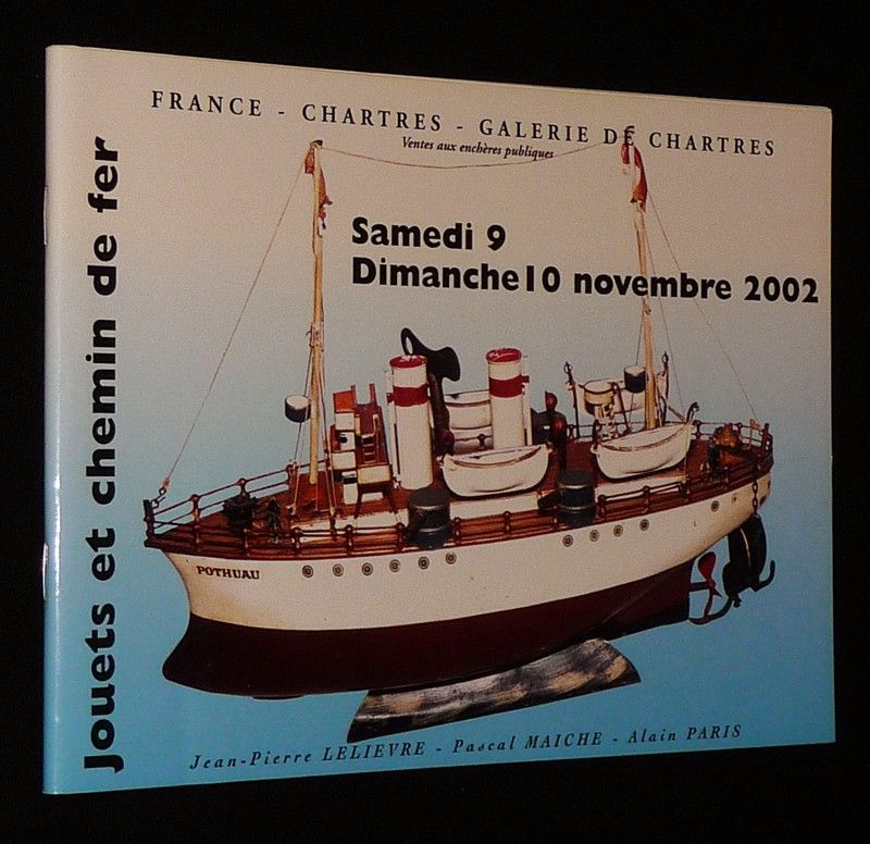 France Chartres - Galerie de Chartres - Jouets et chemins de fer (Vente aux enchères du 9 et 10 novembre 2002)