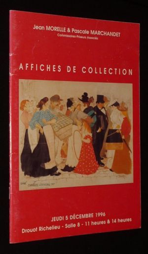 Jean Morelle & Pascale Marchandet - Affiches de collection (Drouot Richelieu, 5 décembre 1996)