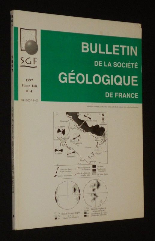 Bulletin de la Société géologique de France (Tome 168, n°4, 1997)