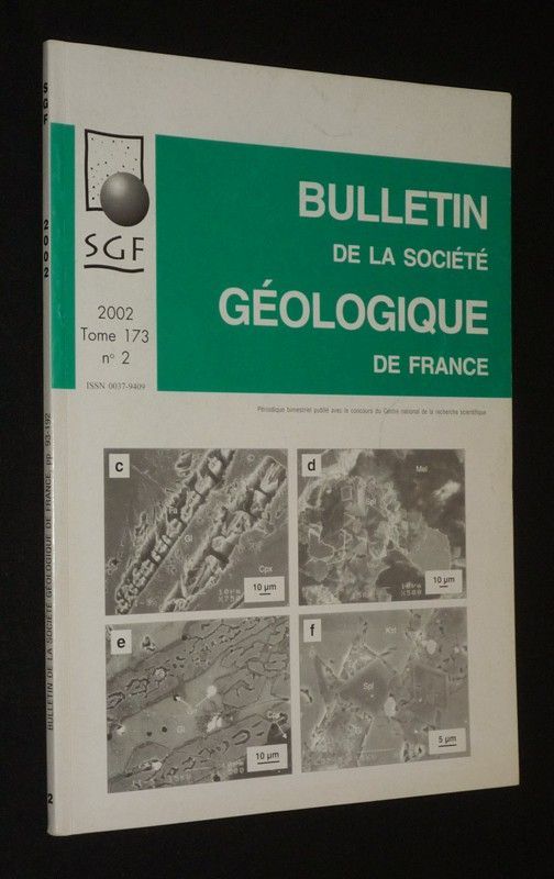 Bulletin de la Société géologique de France (Tome 173, n°2, 2002)