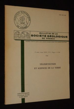 Bulletin de la Société géologique de France (7e Série, Tome 24, n°1, 1983) : Télédétection et sciences de la terre