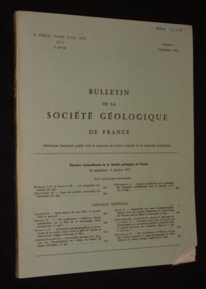 Bulletin de la Société géologique de France (7e Série, Tome 17, n°3, 1975) : Les Carpathes roumaines - Géologie générale