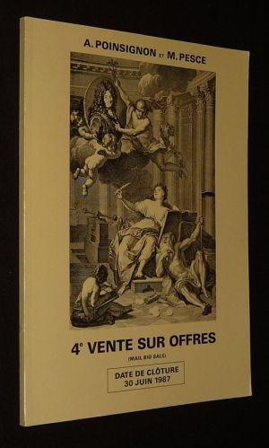 A. Poinsignon et M. Pesce - France Numismatique - 4e vente sur offre (Mail Bid Sale), date de clôture 30 juin 1987