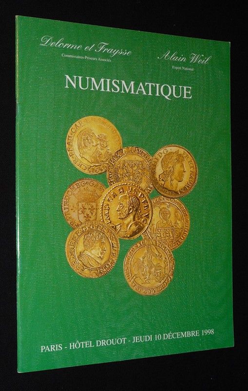 Delorme et Fraysse - Alain Weil - Numismatique : Monnaies grecques et romaines, monnaies françaises et étrangères, monnaies d'or pour la Savoie et Grenoble, etc. (Paris, Hôtel Drouot, 10 décembre 1998)