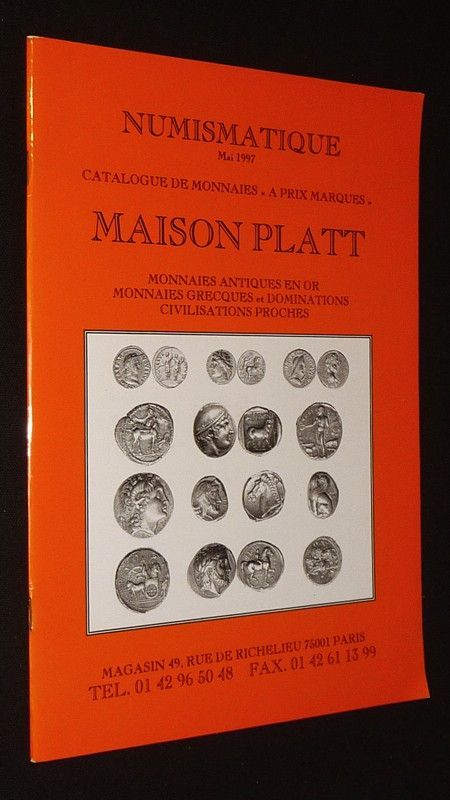 Maison Platt - Catalogue de monnaies 