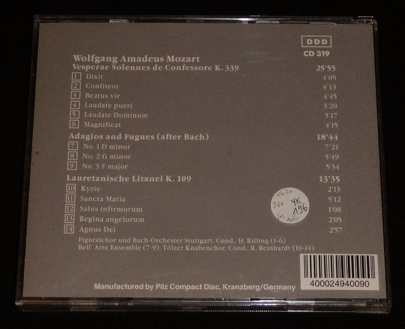 Wolfgang Amadeus Mozart - Vienna Master Series (CD)