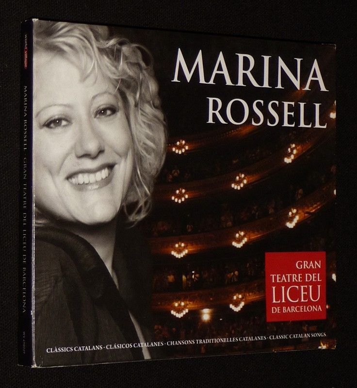 Marina Rossell - Gran Teatre del Liceu, Barcelona, 11 de Setembre de 2008 (CD)