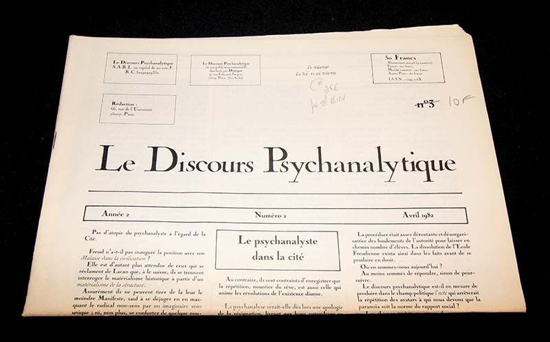 Le Discours Psychanalytique n°2 (Année 2 - Avril 1982) : Le psychanalyste dans la cité